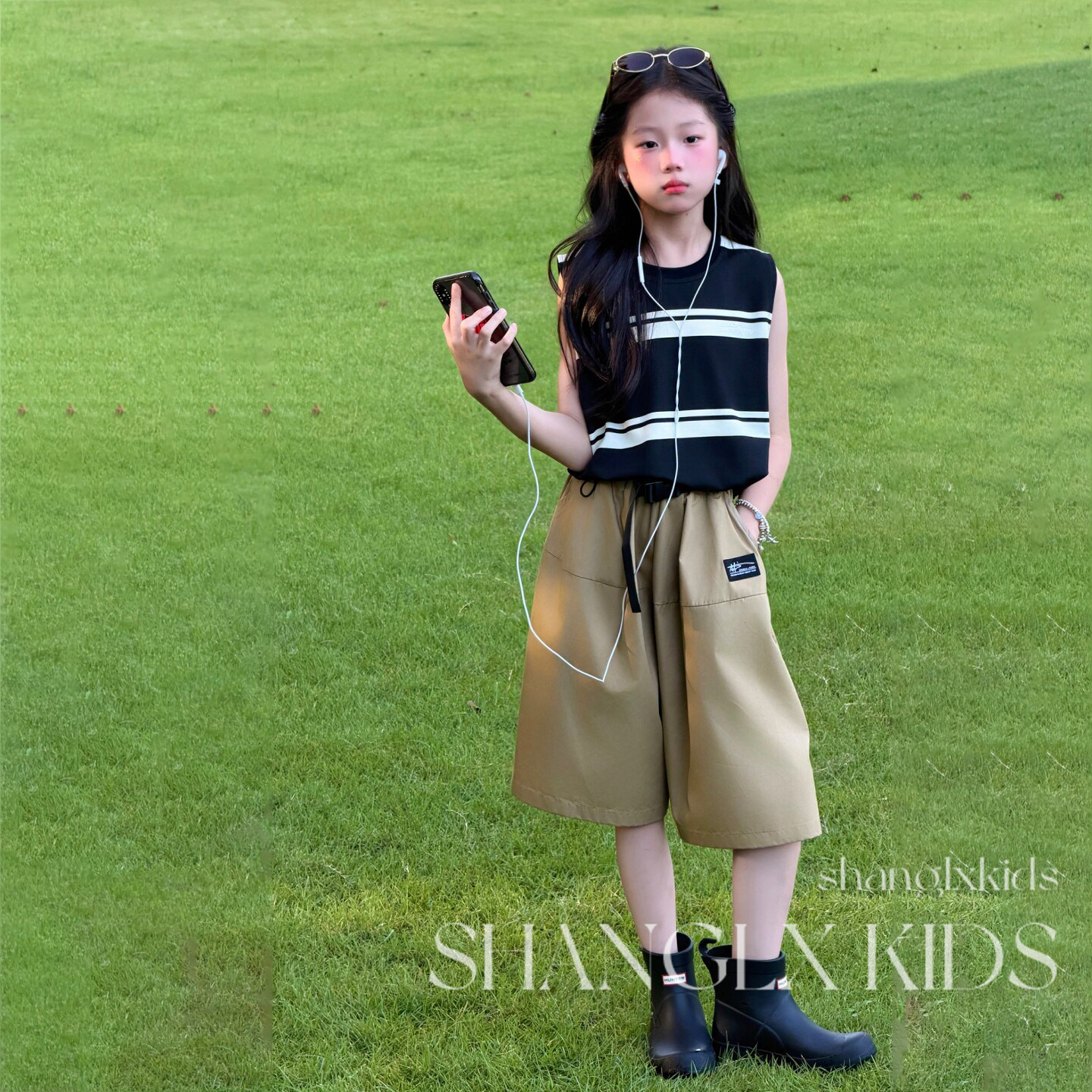 12到15岁大童女装夏季套装青少年学生初中生搭配短裤女童2026新款