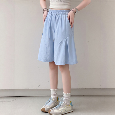 女童裤子夏薄款阔腿裤冰丝速干超好看炸街青少年女孩2026新款夏季 — 1