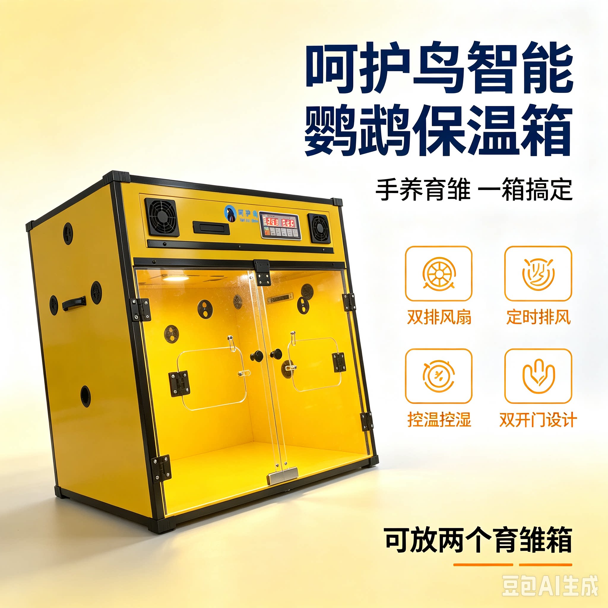 鹦鹉保温箱育雏箱智能变频手养0