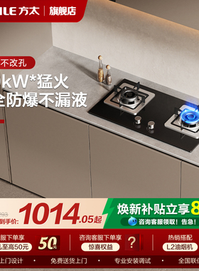 方太燃气灶TH32B煤气灶双灶家用猛火灶天然气嵌入式官方旗舰店