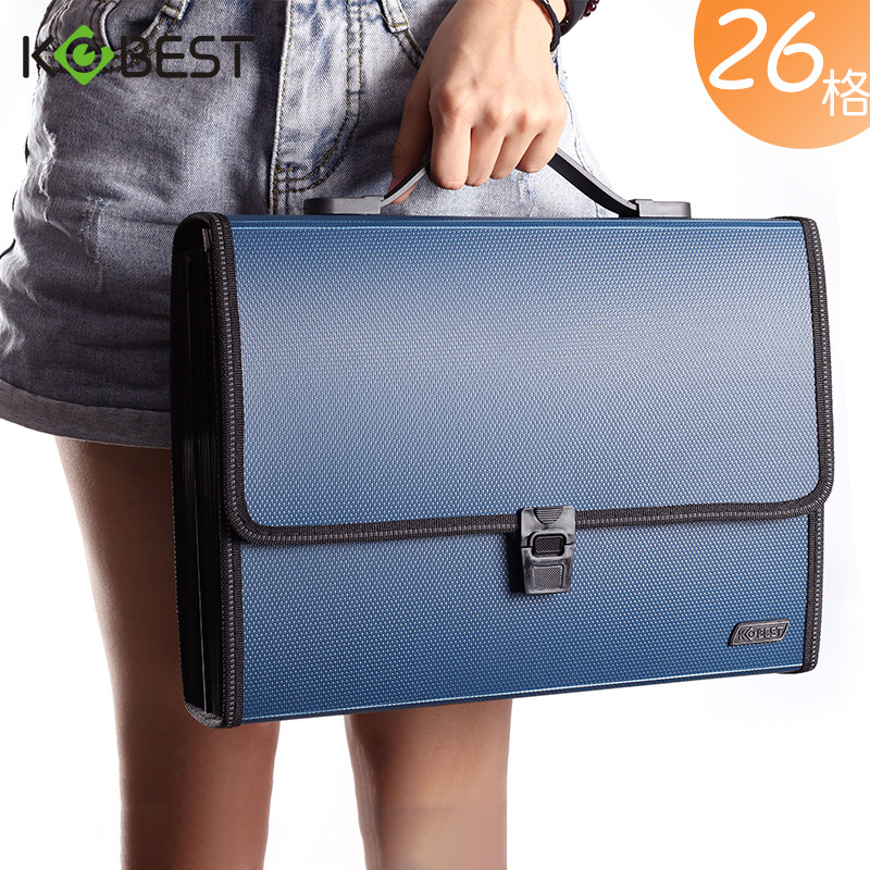 26格大容量风琴包初高中学生手提试卷夹办公放资料的文件夹多层收纳文件袋a4合同档案文件包多功能票据包,文具电教/文化用品/商务用品,文件夹/试卷夹,淘宝优惠券,粉丝福利购,淘宝优惠卷