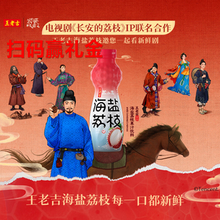 【长安的荔枝】王老吉荔小吉海盐荔枝饮料500ml*15瓶整箱果味饮品