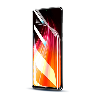 适用红米note8pro手机膜小米redminote8钢化水凝膜not8por防蓝光noto8全屏n0te8软膜nt8贴膜redmi保护mote8no