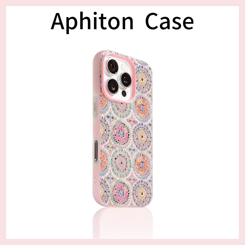 多彩民族花纹适用苹果17promax肤感果冻二合一17/16/15/14plus可爱卡通iPhone17pro16/15/14/13/12/11手机壳