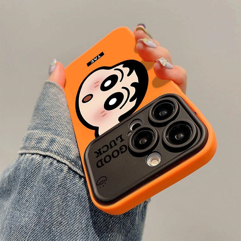 大头蜡笔小新适用iPhone17promax/16promax/15promax新视窗17pro/16防摔手机壳华为mate70vivo小米15oppo保护