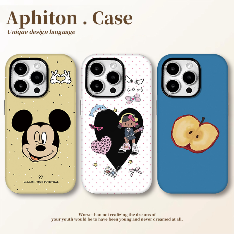 可爱油画小狗适用苹果17promax菲林二合一手机壳iPhone15/14/13/12新款11vivo华为P70小米15oppo防摔16保护套