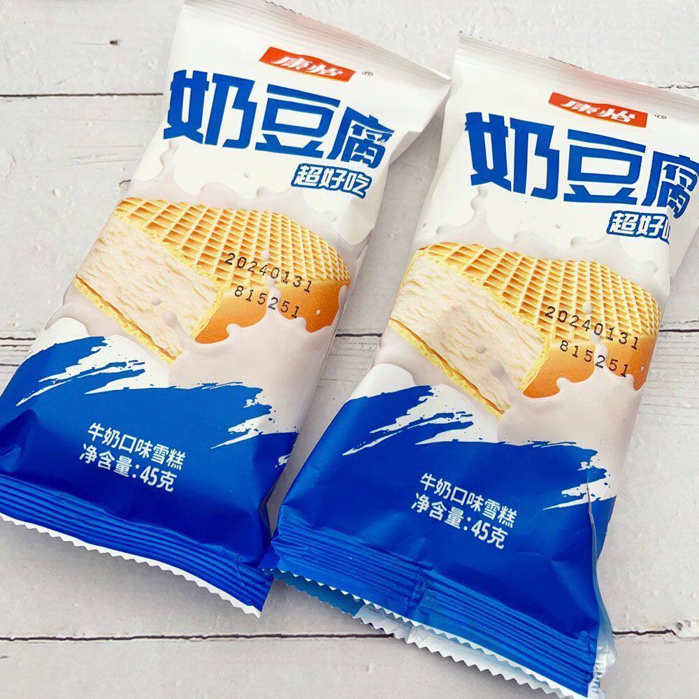 康怡奶豆腐雪糕威化26年图片