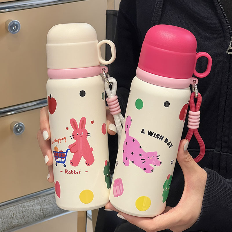 保温杯女可爱高颜值杯子小学生
