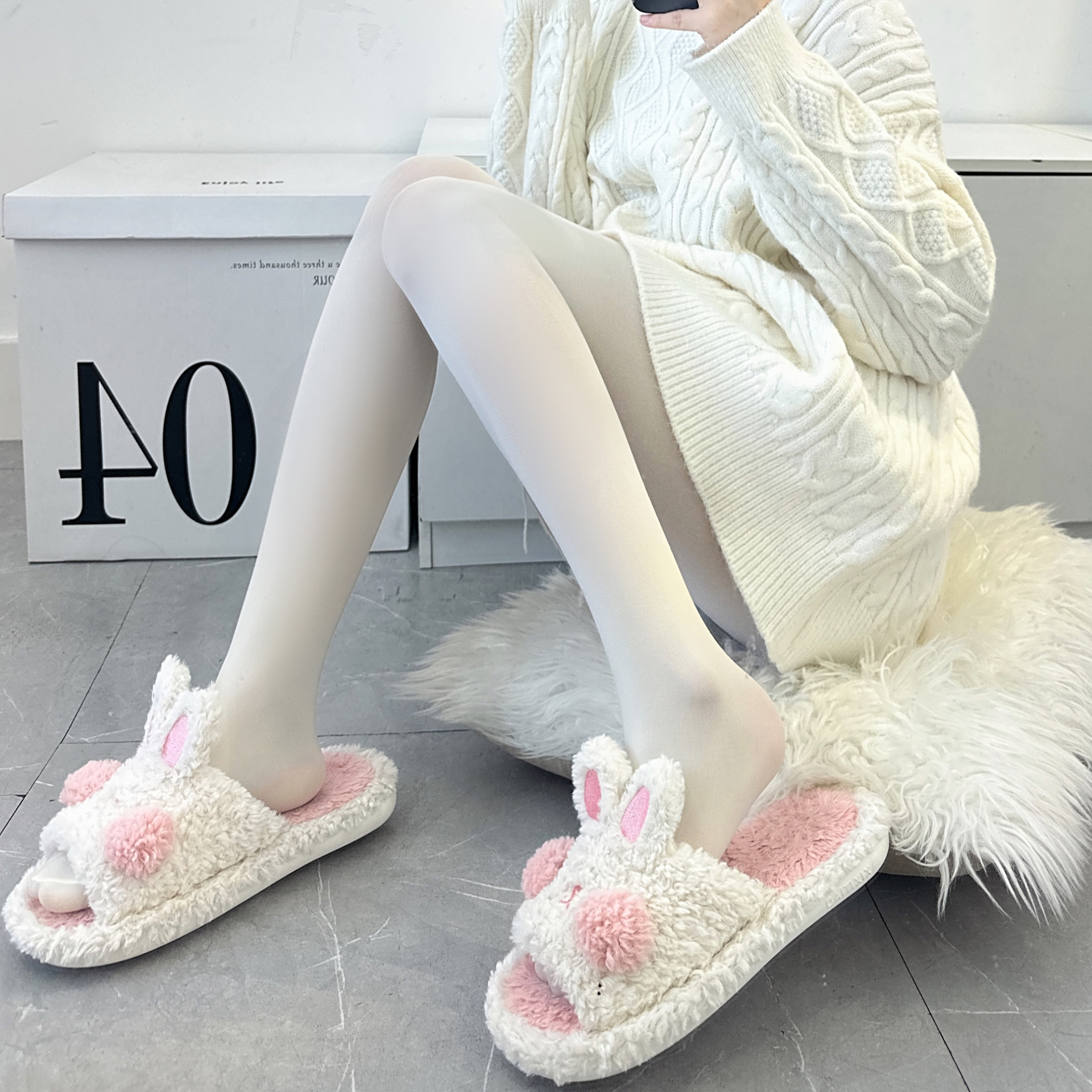 少女风美腿塑形连裤常规连裤袜