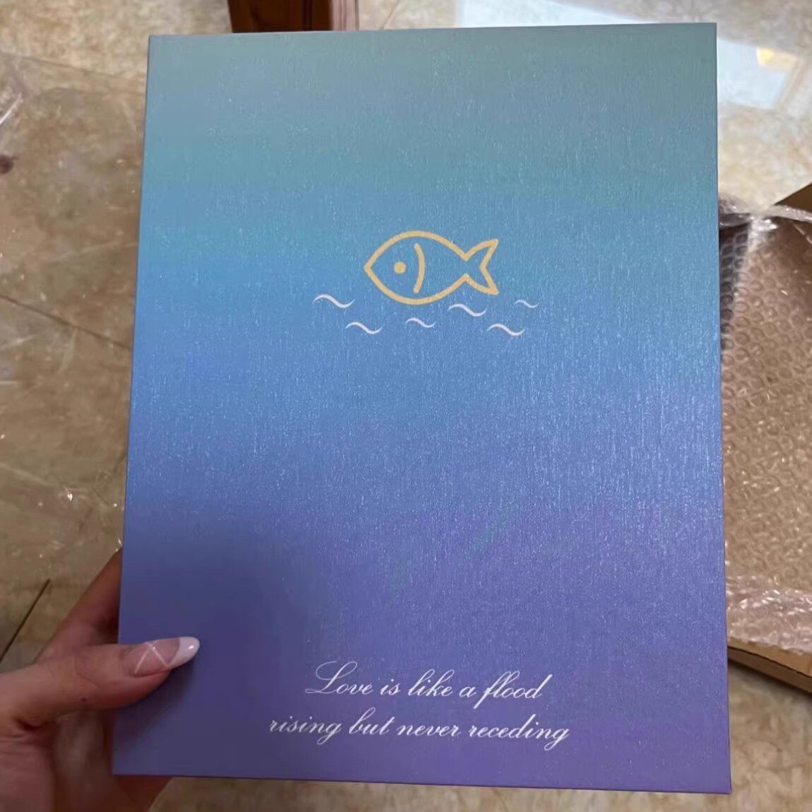 梓渝周边小鱼星闪四宫格卡册相册ins风高颜值3寸小卡拍立得收纳册