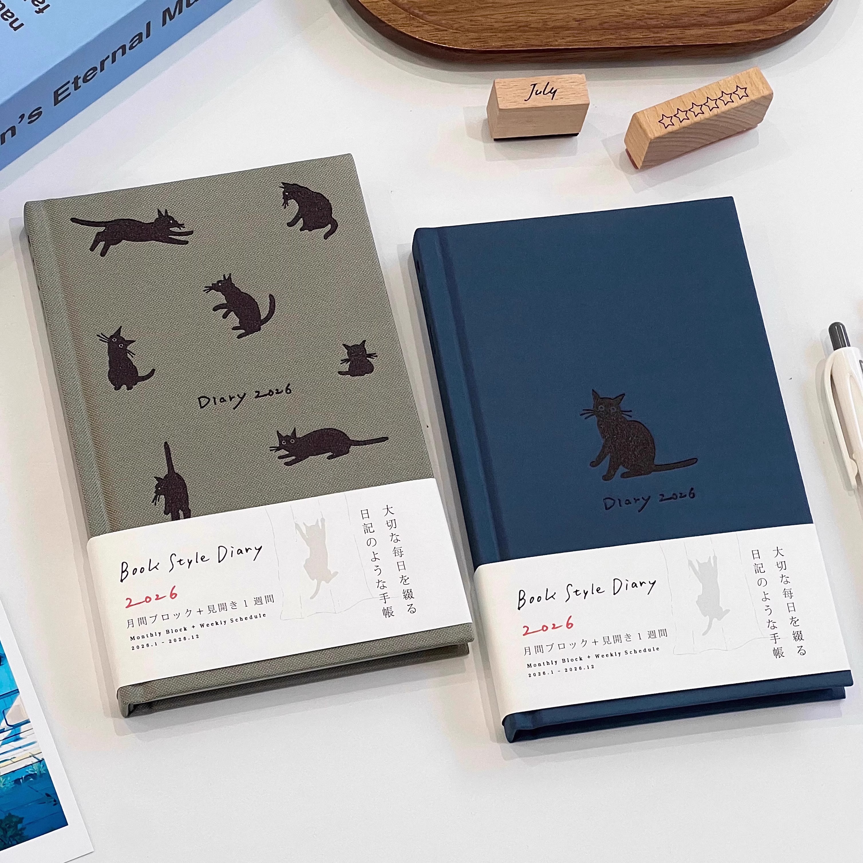 2026年todolist猫咪小众插画日程本学生B6周计划本打卡规划记事本