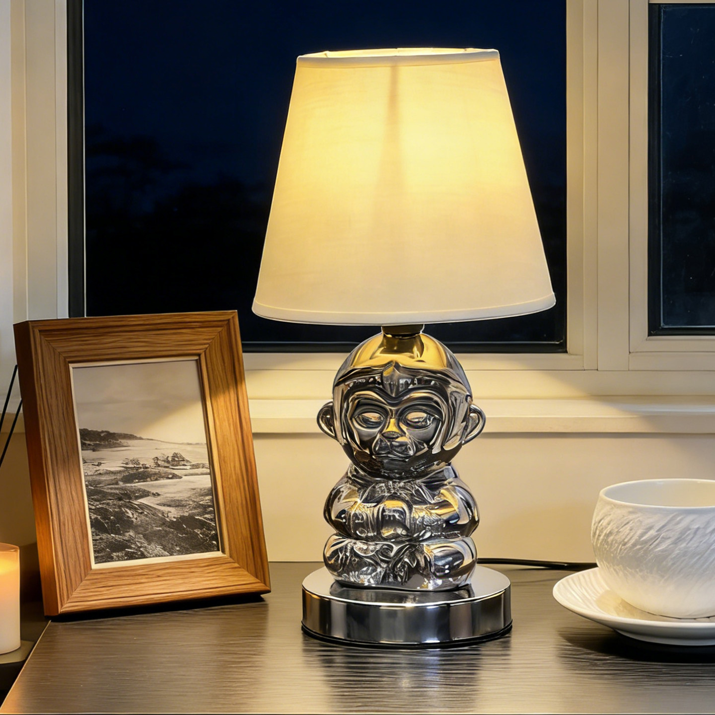 奶油风台灯卧室床头灯复古轻奢温馨浪漫桌面装饰摆件氛围感小夜灯,家装灯饰光源,装饰台灯,淘宝优惠券,粉丝福利购,淘宝优惠卷