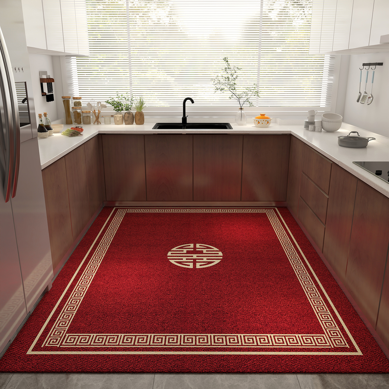 欧莱森厨房地垫防水放油