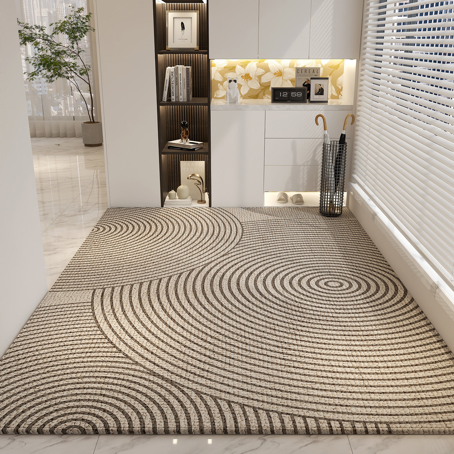 简约可裁剪入户门地垫2026新款防滑家用脚垫进门玄关垫子客厅地毯,居家布艺,入户地垫,淘宝优惠券,粉丝福利购,淘宝优惠卷