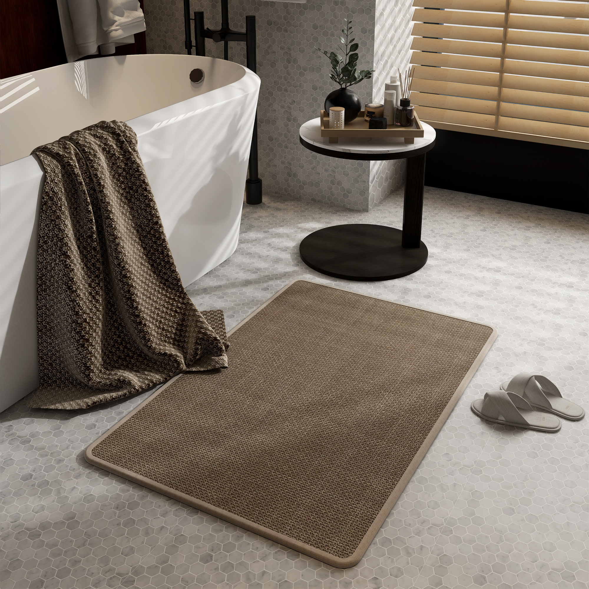 欧莱森tpr现代卫浴卫生间地垫