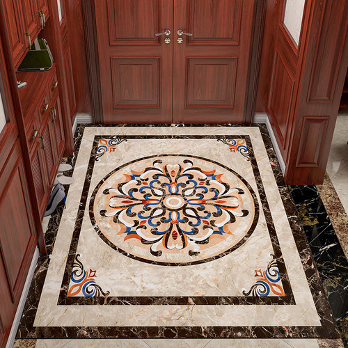 入户门地垫PVC可擦洗欧式皮革垫