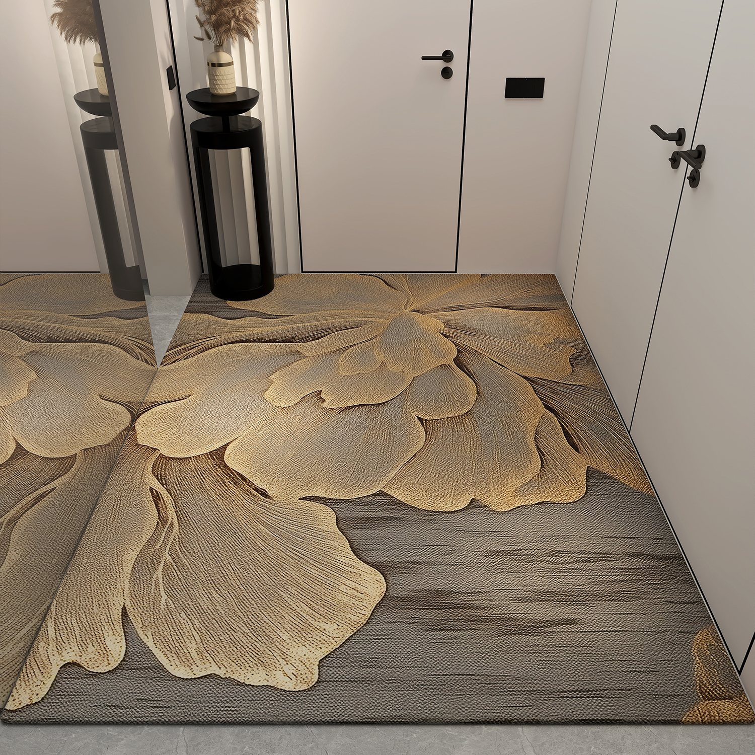 比利时绒家用现代地垫入户门垫