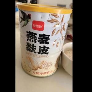 象霸  驼饱饱燕麦麸皮颗粒片即食速食谷物无添加蔗糖主食健身代餐