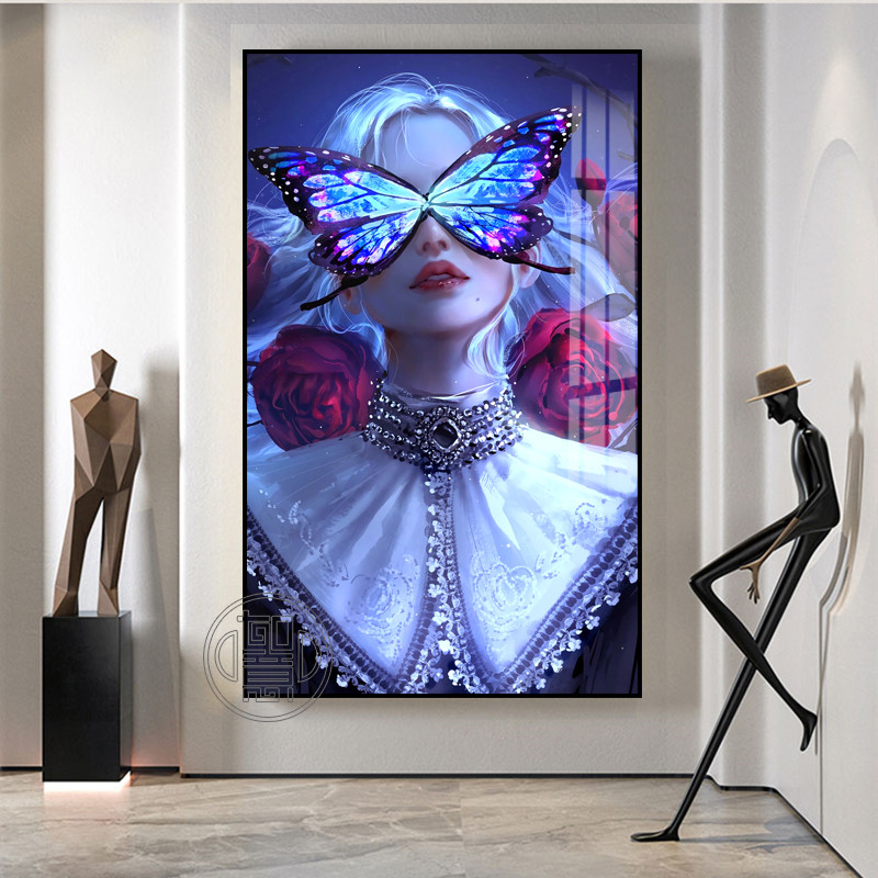 钻石画满钻高颜值美女贴钻画