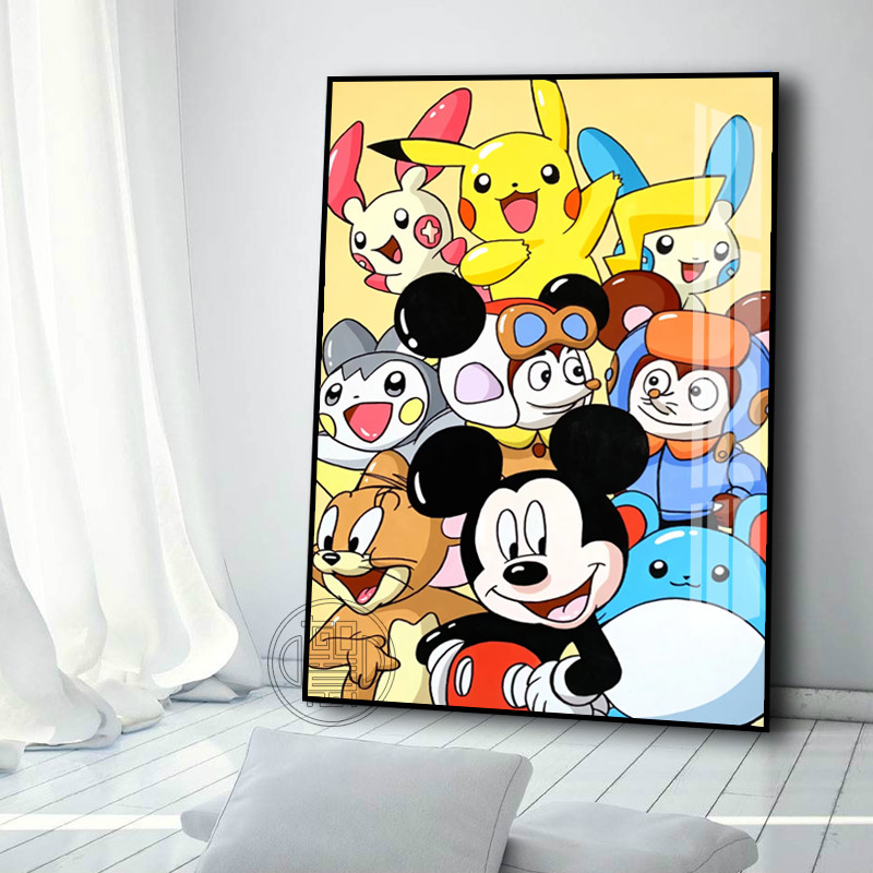 钻石画满钻皮卡丘卡通粘钻画