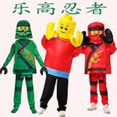 幻影忍者服装男女童万圣节儿童