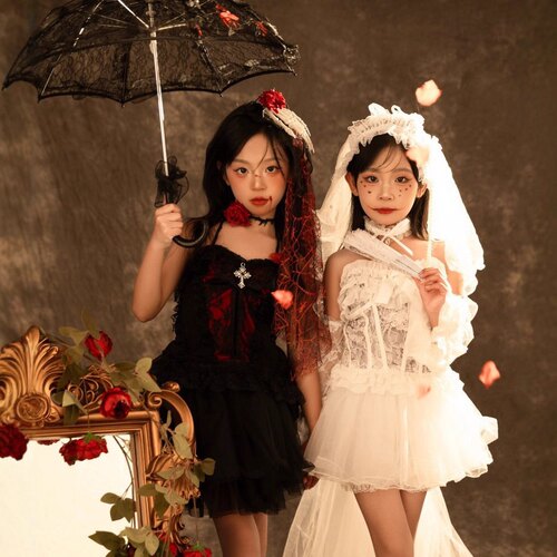 儿童万圣节吸血鬼cos服