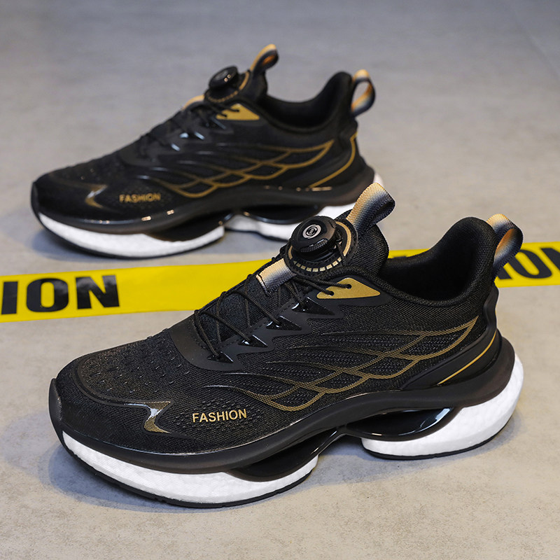 Li Yuxin Professional Running Shoes for Men, 2026 New Ultra-Light Shock-Absorbing Running Shoes, Youth Student Sports Shoes, Black