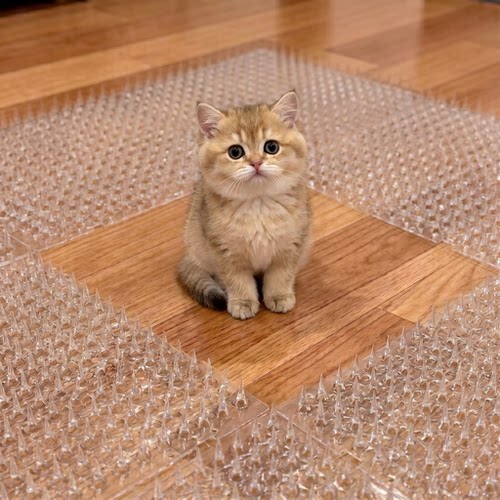 【驱猫神器！防猫刺钉垫】