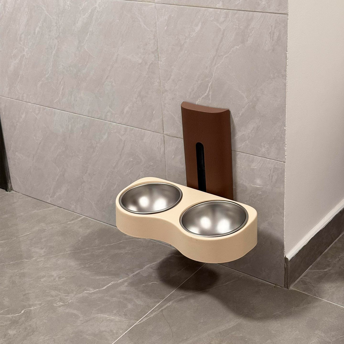 壁挂式悬空猫碗保护颈椎狗碗狗盆