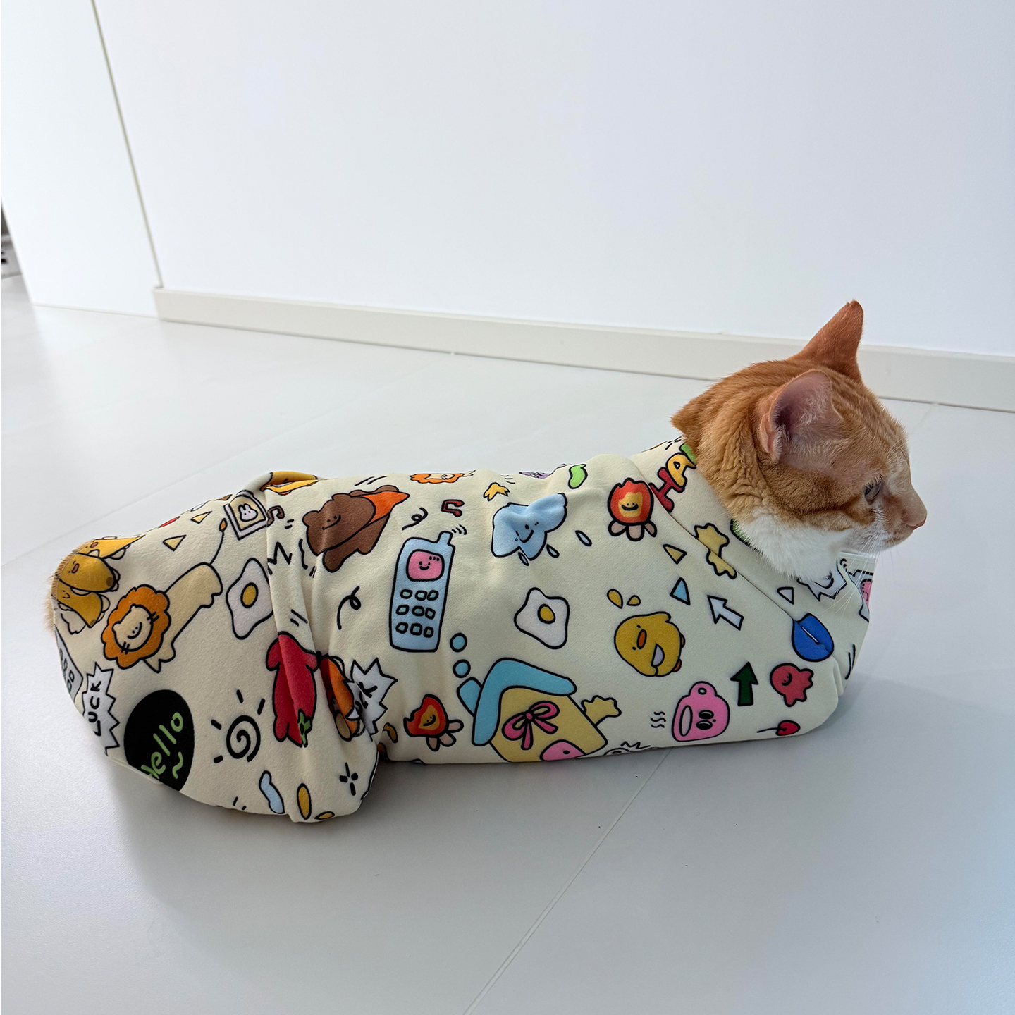 裹猫布自粘包猫咪剪指甲神器