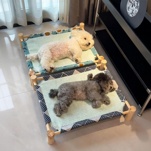 双面用可用！宠物狗狗行军床凉席
