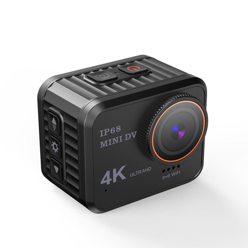 小体积机身防IP68清4K 60P帧运动相机水下WiFi户外数码行车记录仪