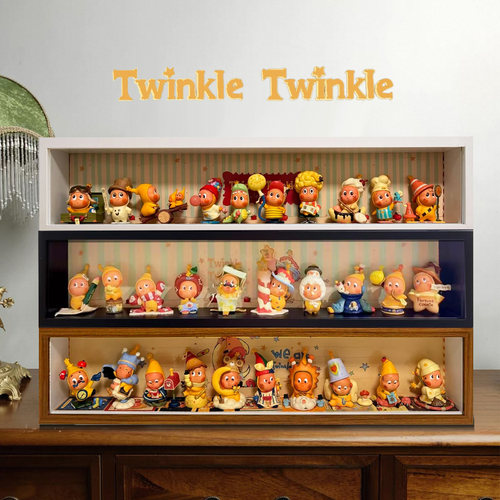 泡泡玛特星星人盲盒收纳展示盒