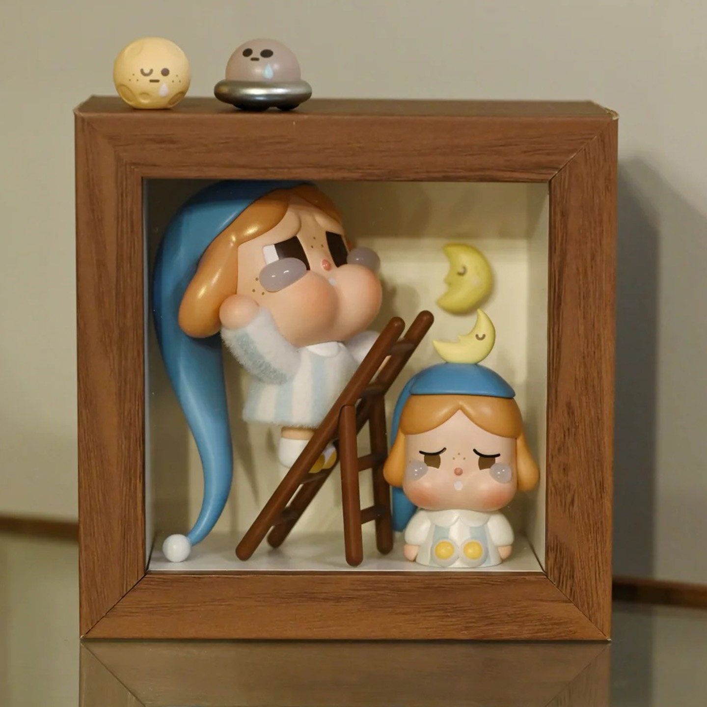 出走的月亮正方形中空6盲盒手办收纳相框单个收纳摆件,收纳整理,手办收纳盒,淘宝优惠券,粉丝福利购,淘宝优惠卷