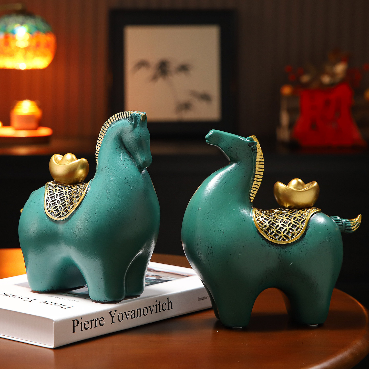 马年吉祥物生肖马本命年马上有钱客厅家居玄关电视柜新年装饰摆件,家居饰品,装饰摆件,淘宝优惠券,粉丝福利购,淘宝优惠卷