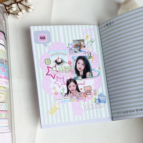 韩系A6四叶草房子草莓ins风定页拼贴手帐本日记本高颜值笔记本