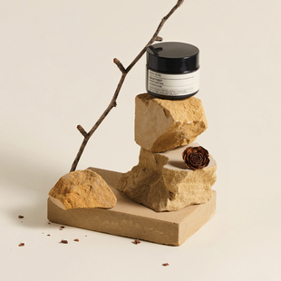 黄砂岩拍照道具天然石材摆件不规则石块产品静物摄影主图拍摄装 饰