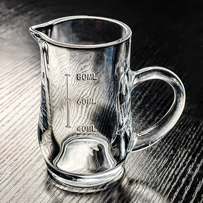 80ml加厚玻璃分酒器白酒家