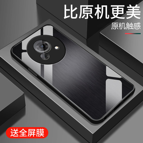 钢化玻璃硅胶软边手机壳  镜头全包防摔