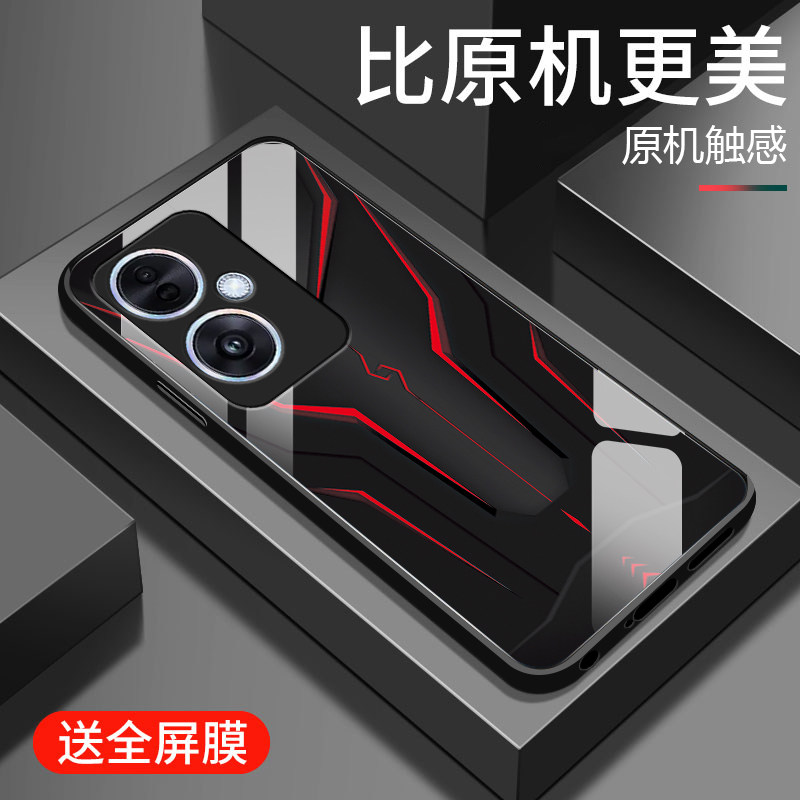 适用oppoA2手机壳A2m新款oppo A2x钢化玻璃A1i镜面A1pro保护套A1 5G镜头全包A1s防摔A1活力版硬壳男个性机甲