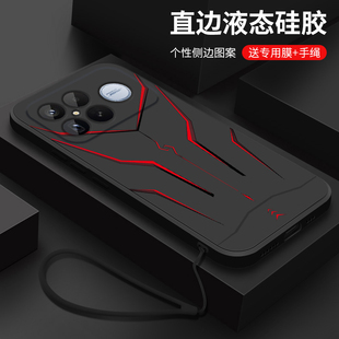 适用红米k90promax手机壳新款小米k90液态硅胶磨砂软壳redmi镜头全包防摔保护套男士潮个性创意时尚外壳机甲