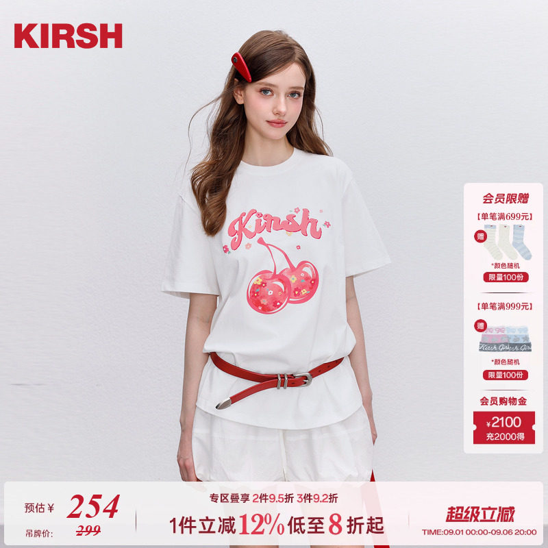 樱桃KIRSH经典印花短袖图片