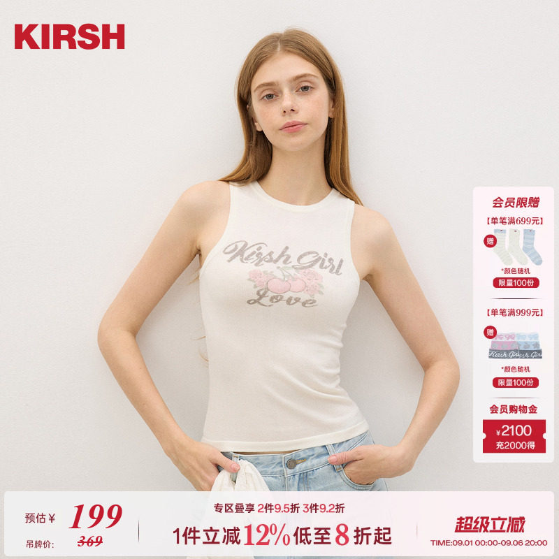 樱桃KIRSH樱桃印花修身吊带图片