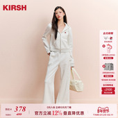 韩系时尚 连帽短款 卫衣卫裤 樱桃KIRSH 套装 女秋冬休闲运动两件套