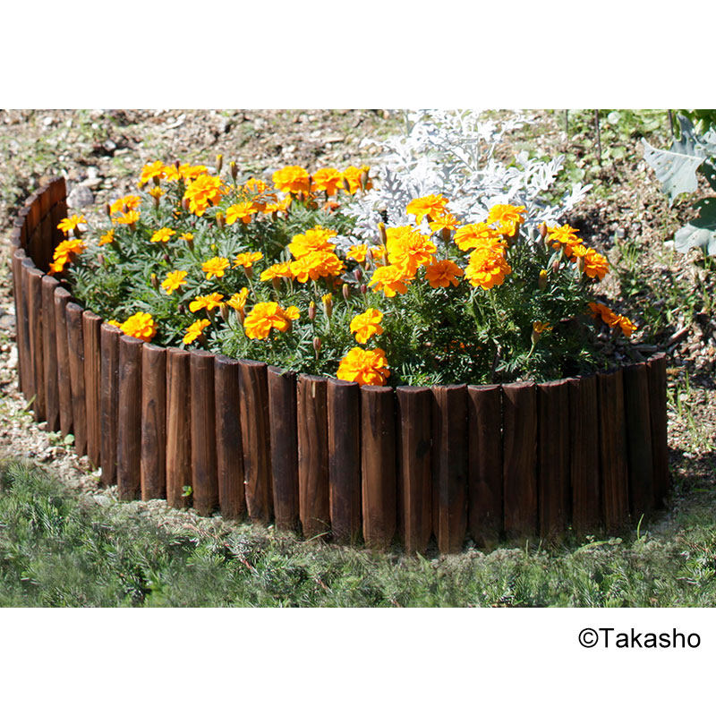 Takasho花园造型木制围栏装饰