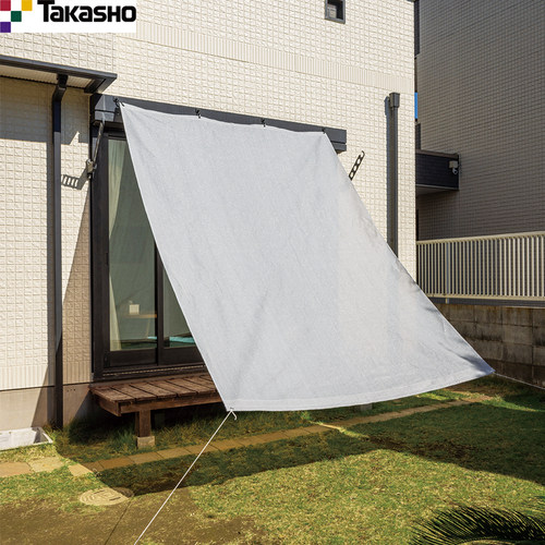 Takasho遮阳网灰白亮色室内明亮