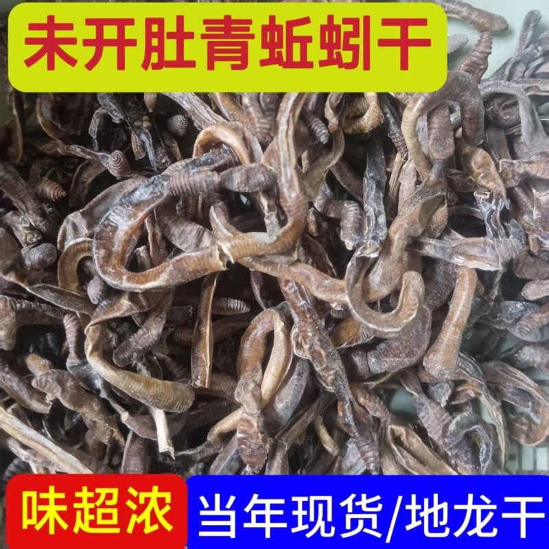 蚯蚓干货黄鳝笼专用诱饵整条地龙鱼饵青蚯蚓臭蚯蚓河虾诱饵干