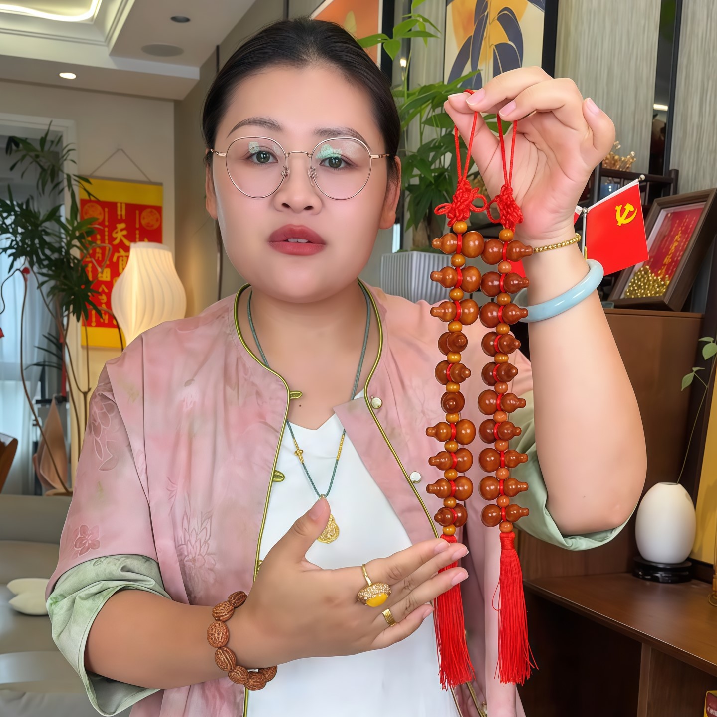 立减5元入户门装饰桃木葫芦挂件