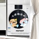 记得掏兜滚筒洗衣机贴纸可爱小狗洗衣机贴纸创意洗衣机贴外壳贴纸