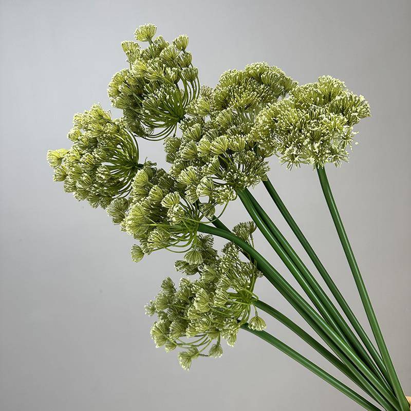 仿真蒲公英葱球花现代简约客厅家居装饰仿真花软装花艺仿真韭菜花